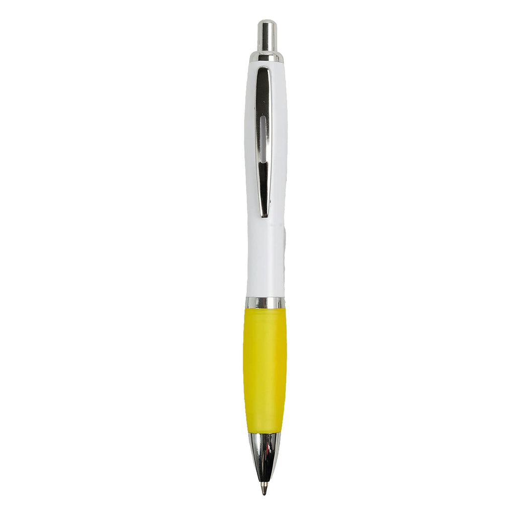Penna a Scatto in Plastica ABS con Impugnatura Gommata e Refill Jumbo