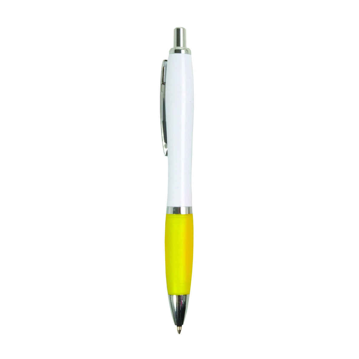 Penna a Scatto in Plastica ABS con Impugnatura Gommata e Refill Jumbo