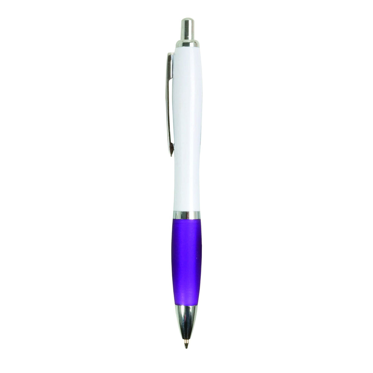 Penna a Scatto in Plastica ABS con Impugnatura Gommata e Refill Jumbo