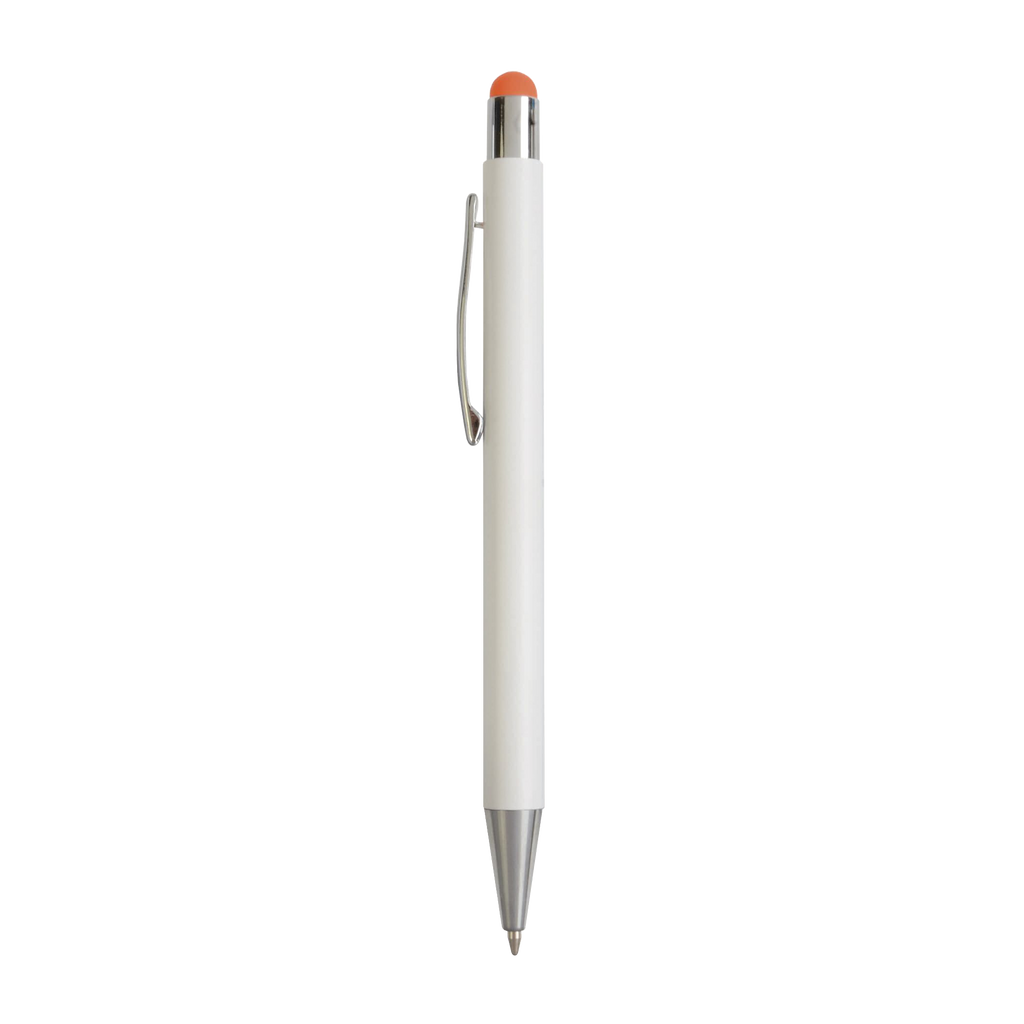 Penna a Scatto in Alluminio con Touch Colorato | Incisione Specchio