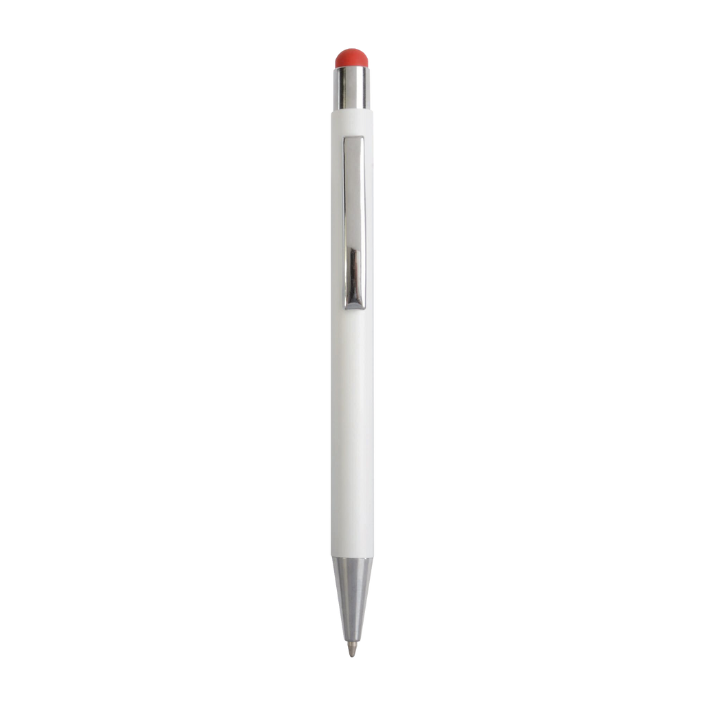Penna a Scatto in Alluminio con Touch Colorato | Incisione Specchio