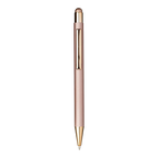Penna a Scatto in Alluminio Gommato con Dettagli Metallizzati | Laser