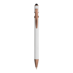 Penna in Alluminio Gommato Finiture Golden Rose | Stampa UV