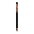 Penna in Alluminio Gommato Finiture Golden Rose | Stampa UV