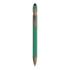 Penna in Alluminio Gommato Finiture Golden Rose | Stampa UV