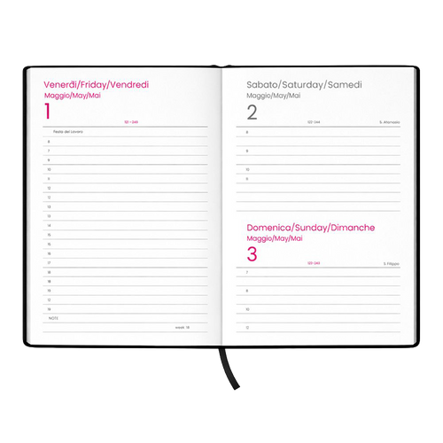 Agenda Giornaliera 2027 Nubia Large 17x24 | Personalizzata