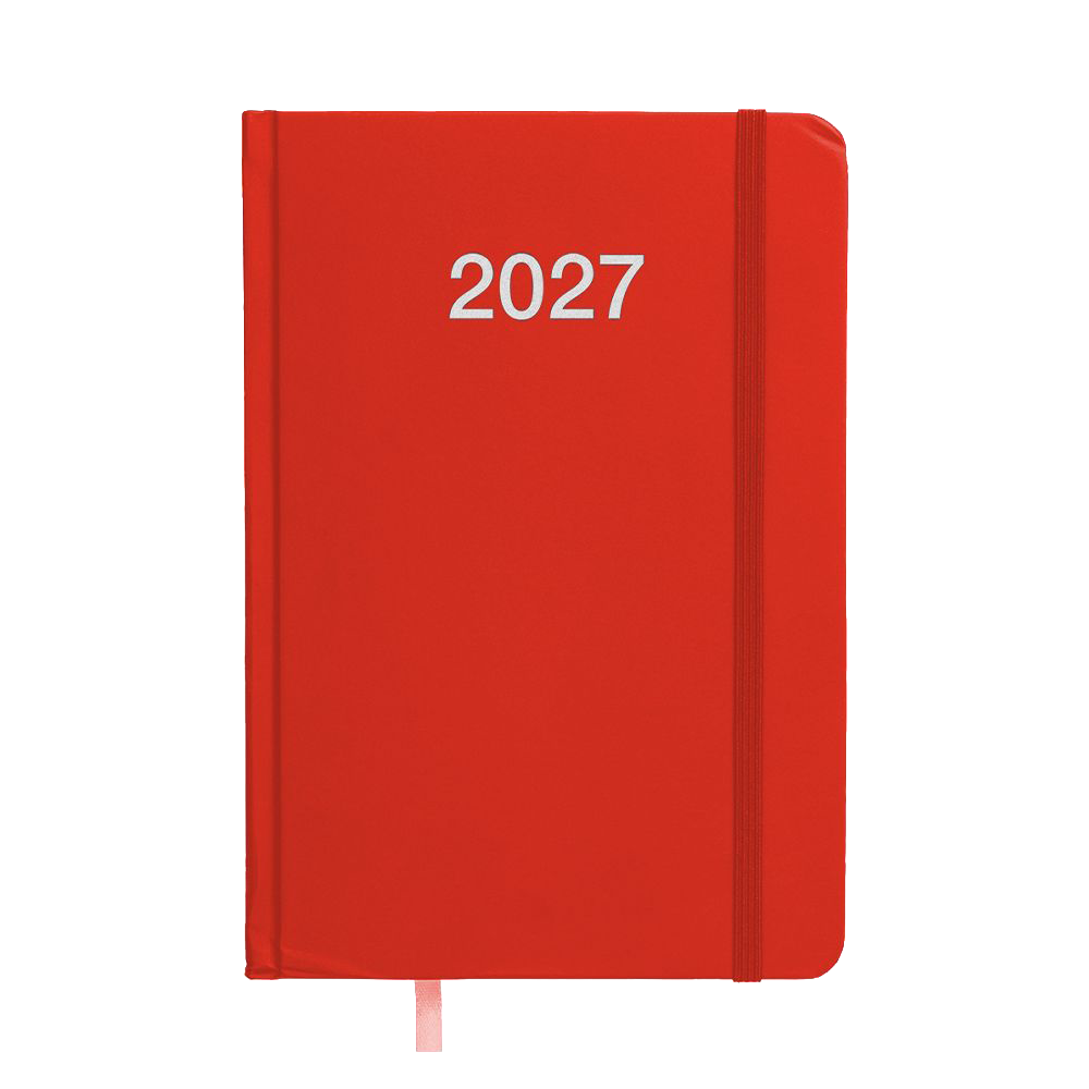 Agenda Giornaliera 2027 Zaira Standard con Elastico | Personalizzata