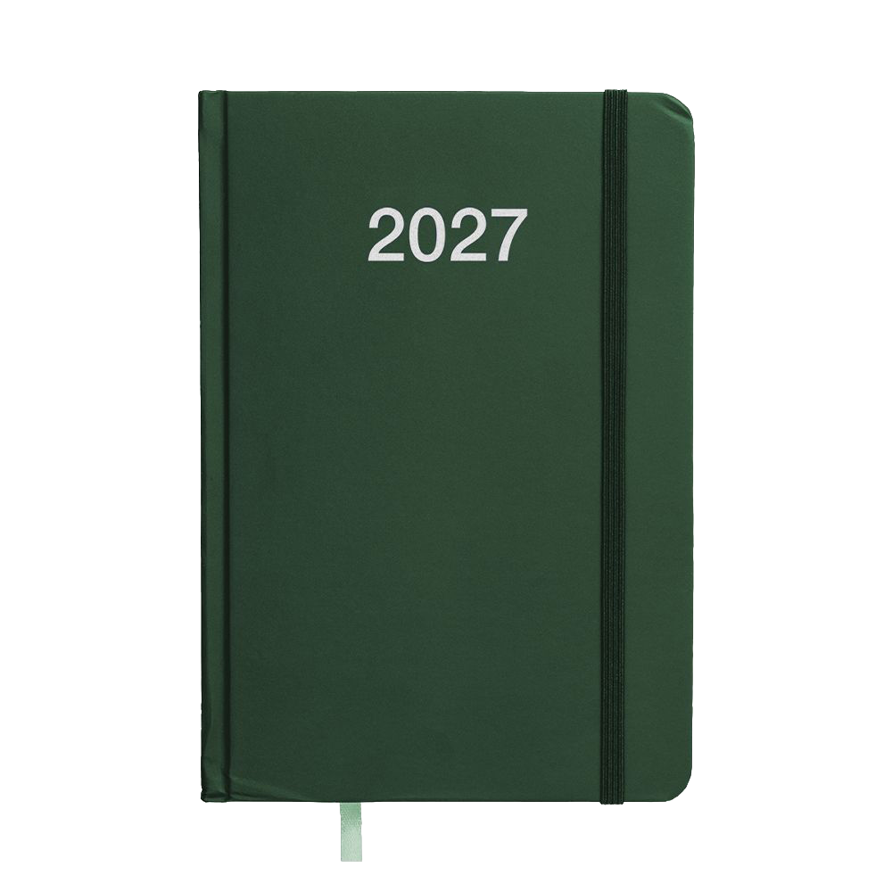 Agenda Giornaliera 2027 Zaira Standard con Elastico | Personalizzata