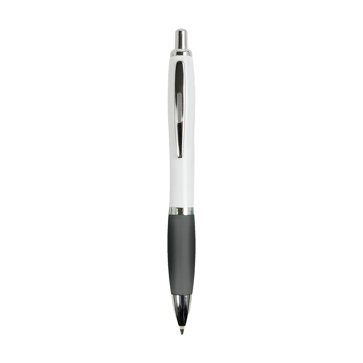 Penna a Scatto in Plastica ABS con Impugnatura Gommata e Refill Jumbo