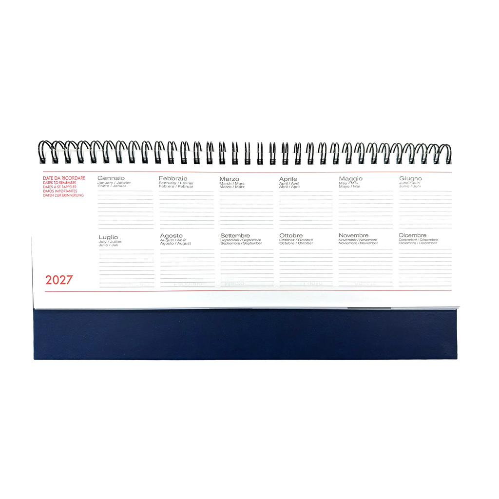 Planning da Tavolo Settimanale con Spirale | Personalizzato